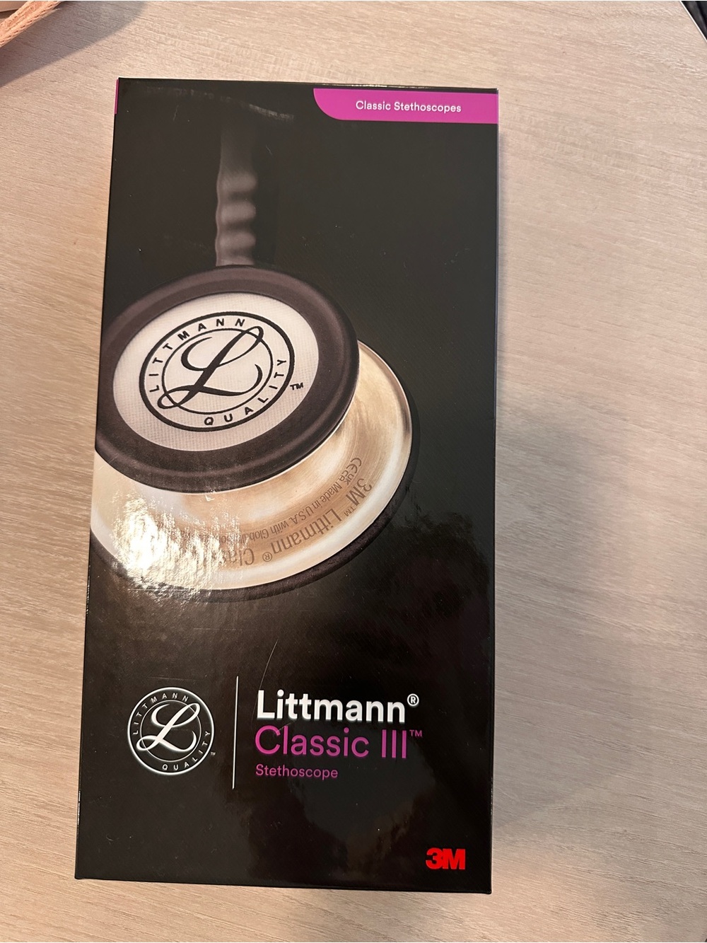 Littmann Classic III Stethoscope - Black and Silver
